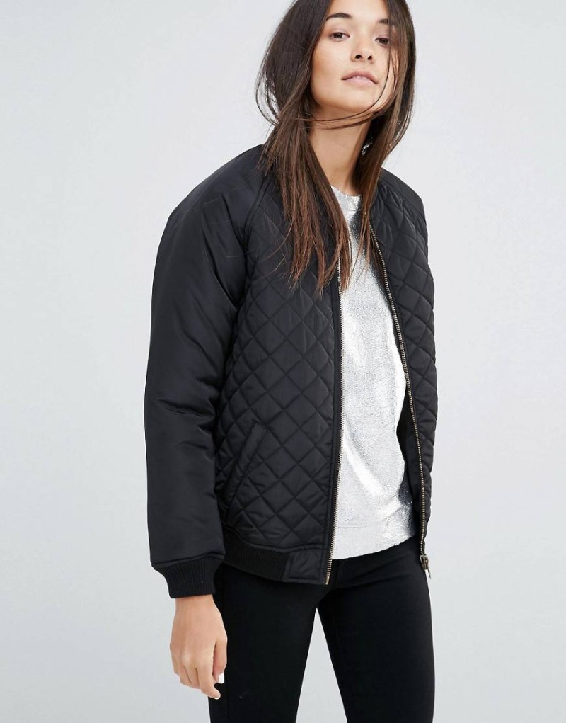 New Look Quilted Bomber
